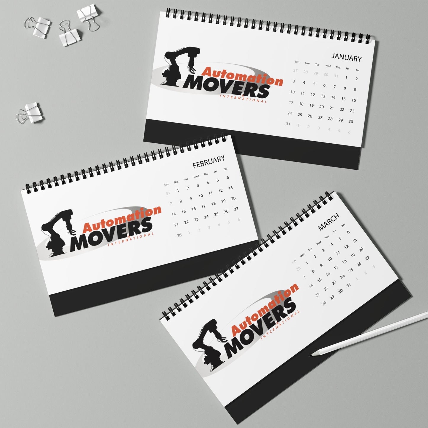 Desktop Calendar (2027 grid)