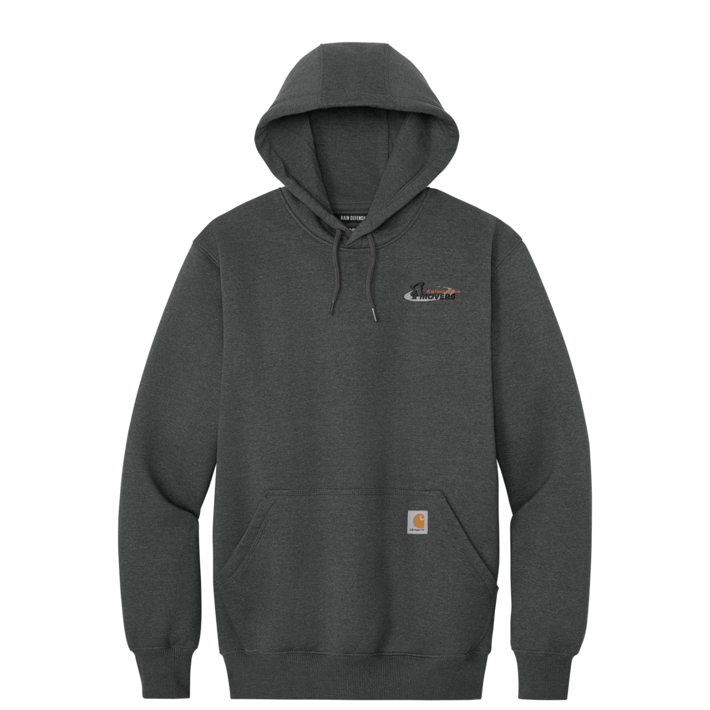 Carhartt  Rain Defender  Paxton Heavyweight Hooded Sweatshirt — Carbon Heather